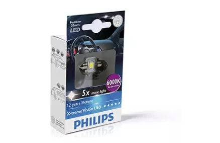 PHILIPS Festoon X-tremeVision LED T14x30 6 000 K